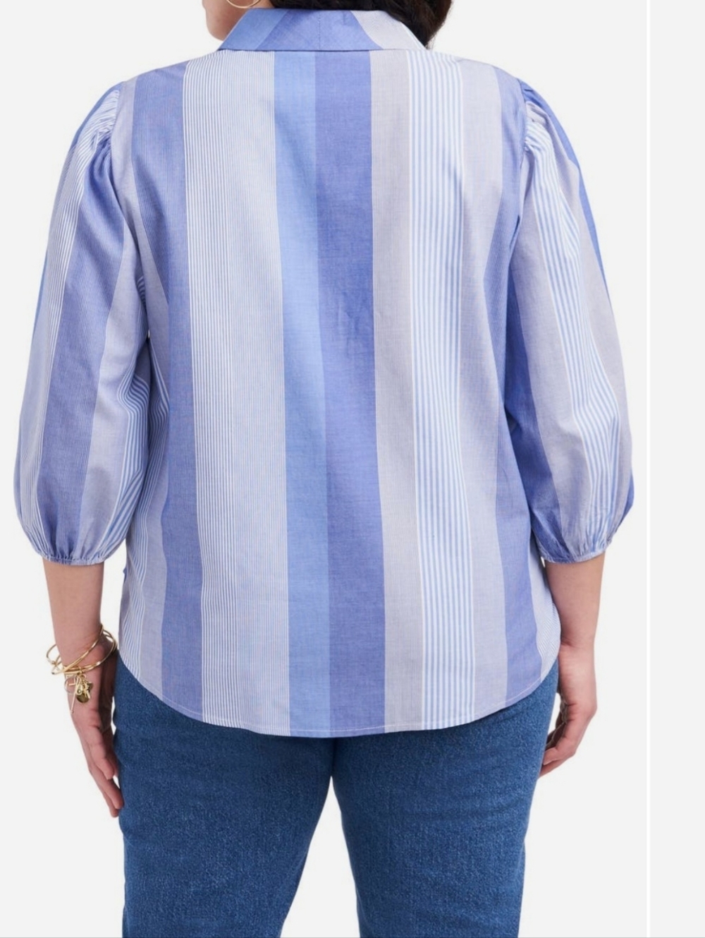 Vince Camuto Plus Size 2X Spring Shirt - 100% Cotton - Picture 9 of 9